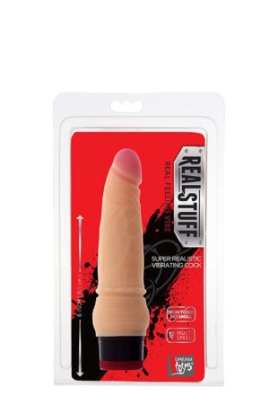Вібромасажер реаліст dream toys realstuff 15,5 см, тілесний