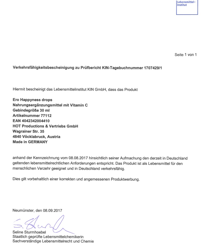 Збуджуючі краплі для двох ero happyness drops, 30 мл - Зображення 4