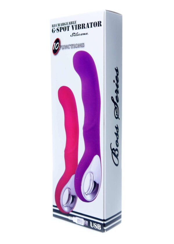 Вібратор для точки g-spot vibrator g-spot 10 функцій usb purple - Зображення 11