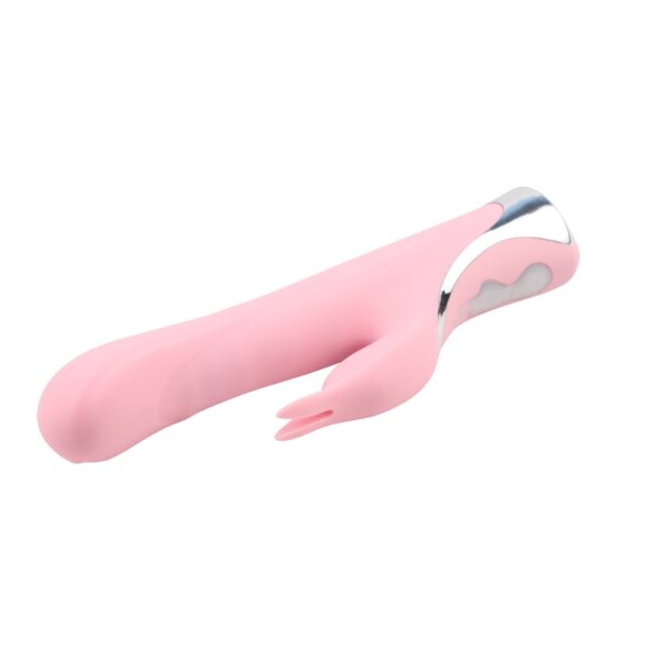 Вібратор кролик chisa aphrovibe rotating missile bunny, рожевий - Зображення 5