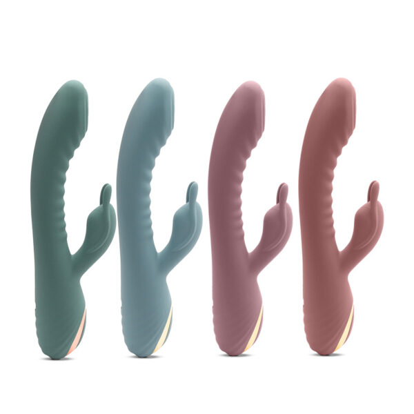 Вібратор-кроль рельєфний sweet em velvet lure 10 режимів вібрації та 5 режимів коливань, рожевий - Зображення 11