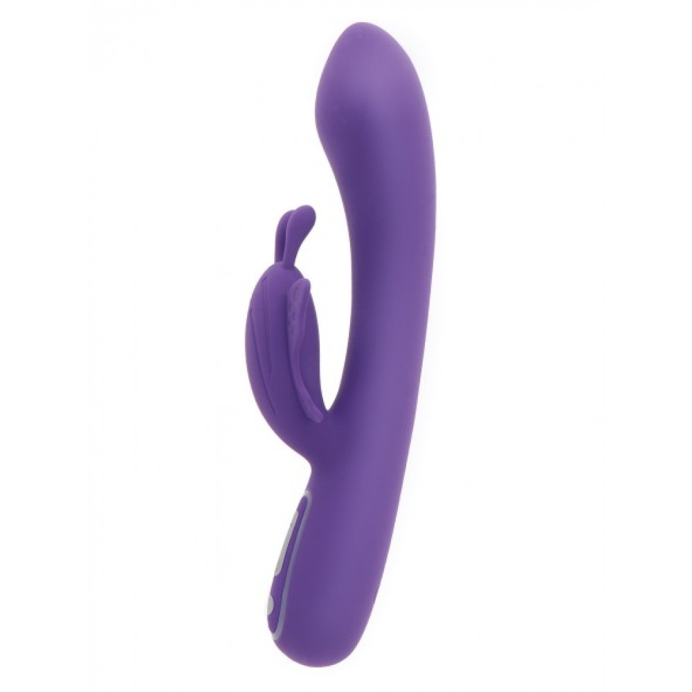 Вібратор-кролик з метеликом toy joy fabulous butterfly vibrator
