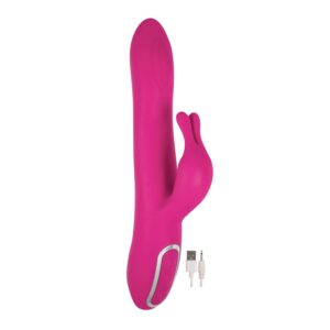 Вібратор кролик wibrator-isabella, 5 funkcji, usb pink