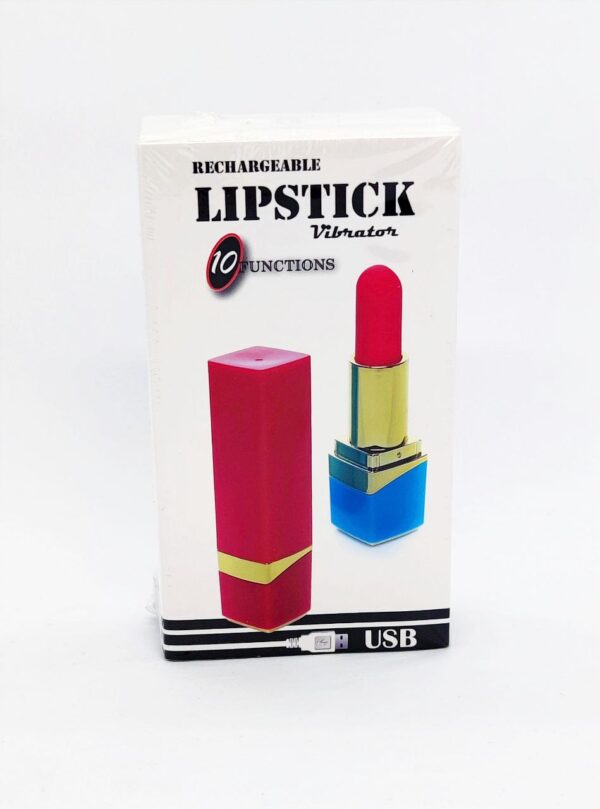 Вібратор помада stymulator-lipstick vibrator - blue - Зображення 4