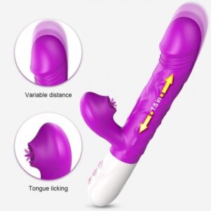 Вібратор silicone tongue 10 function