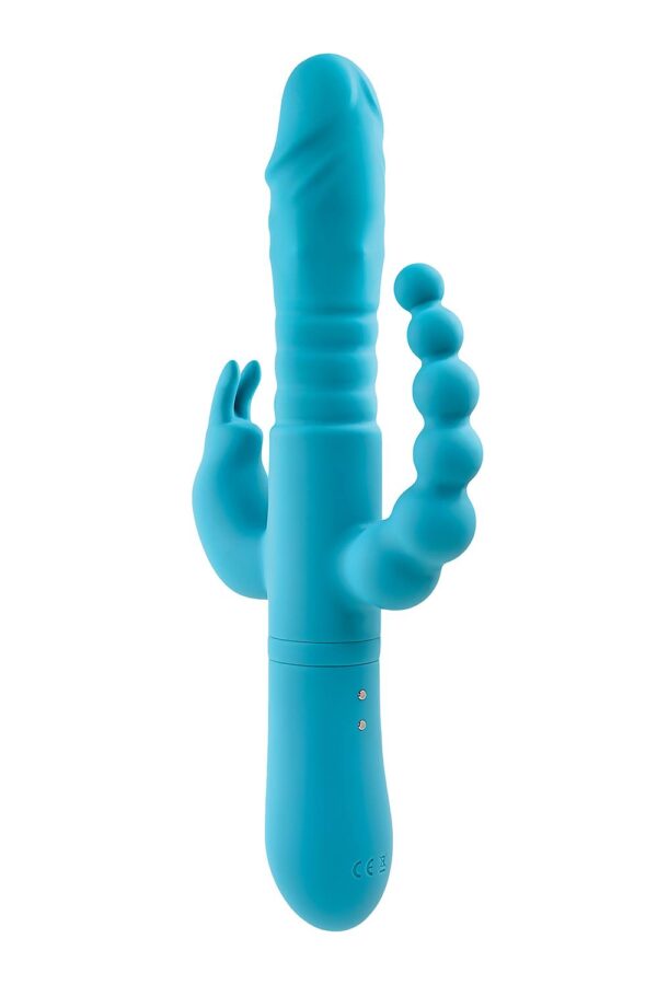 Вібратор потрійної стимуляції adam et eve eve's thrusting triple joy rabbit - Зображення 8