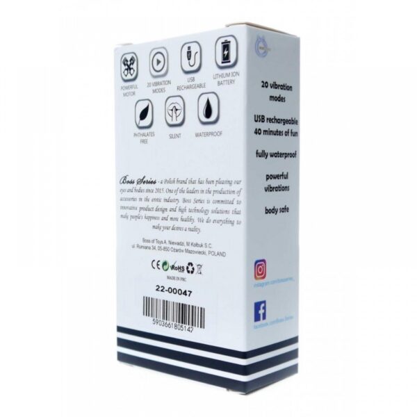 Віброкуля powerful bullet vibrator usb 20 functions - matt black - Зображення 7