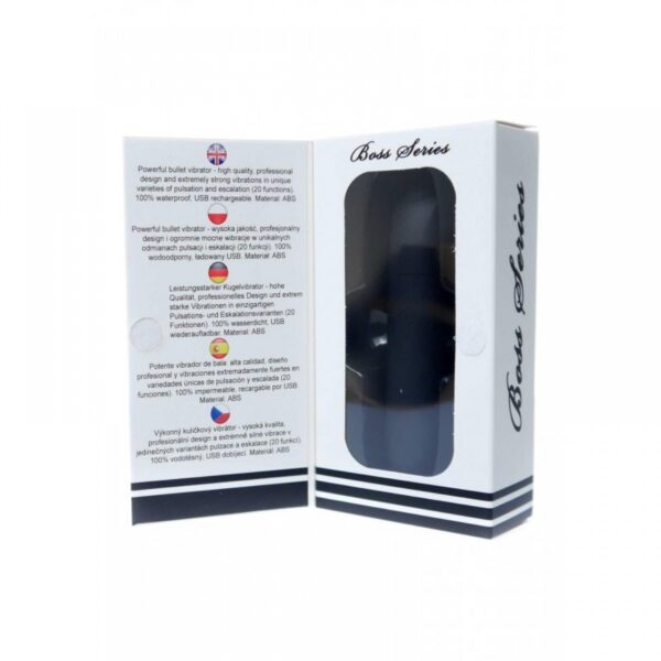 Віброкуля powerful bullet vibrator usb 20 functions - matt black - Зображення 5