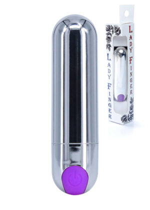 Виброкуля strong bullet vibrator silver/Purple usb 10 режимов вибрации