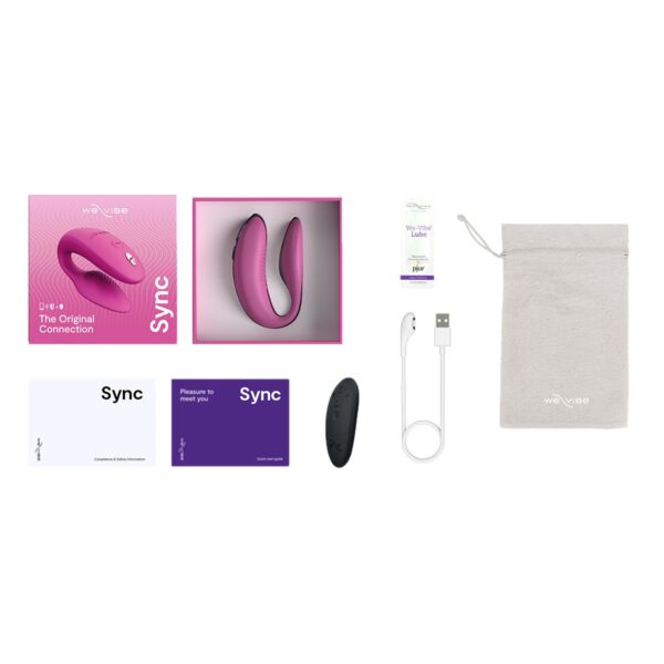 Інноваційний смарт вібратор we vibe sync 2 rose для пари, рожевий - Зображення 11