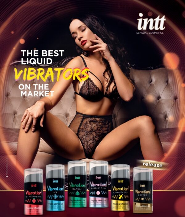 Рідкий вібратор intt vibration ice (ефект охолодження) 15 мл - Зображення 3